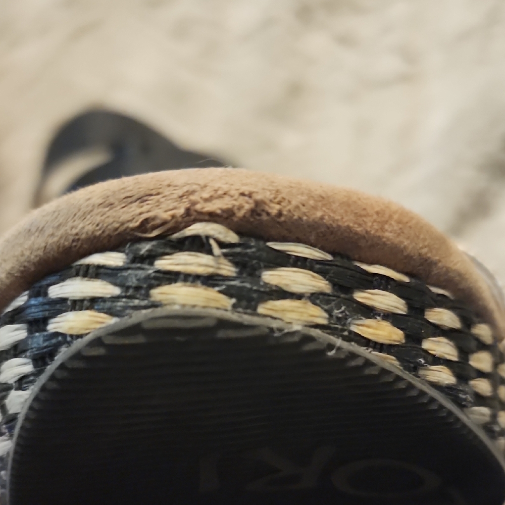 Modzori Black and Gold Women's Sandals - Picture 8 of 8